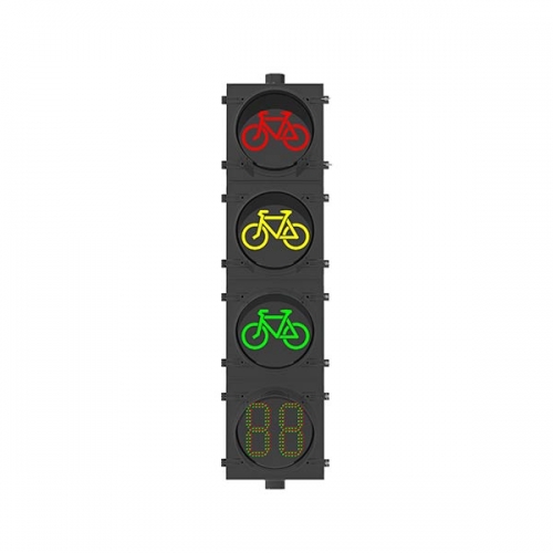 300四联塑壳非机动车灯(带倒计时）